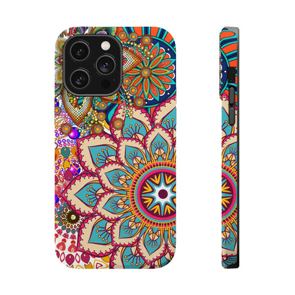 Colorful Mandala MagSafe® Compatible Tough Case for iPhone