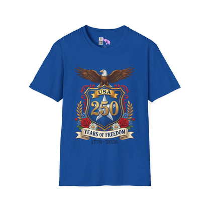 USA 250 Years of Freedom Adult T-shirt