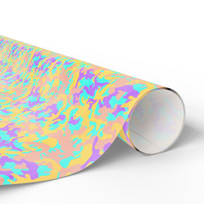 Dreamsicle Camo Wrapping Paper