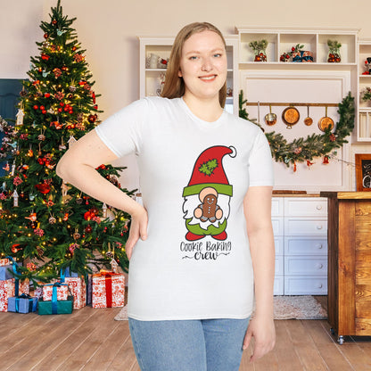 Cookie Baking Crew Gnome Adult T-shirt