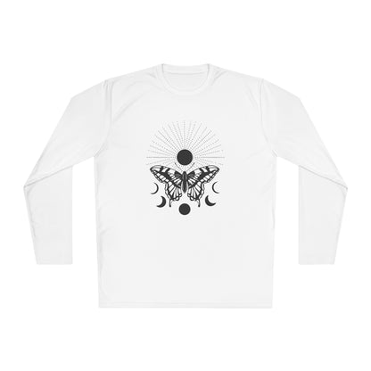 Butterfly w/Sun, Moon, & Stars Adult Long Sleeve Tee