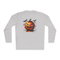 Disco Orange Pumpkin Adult Long Sleeve Tee