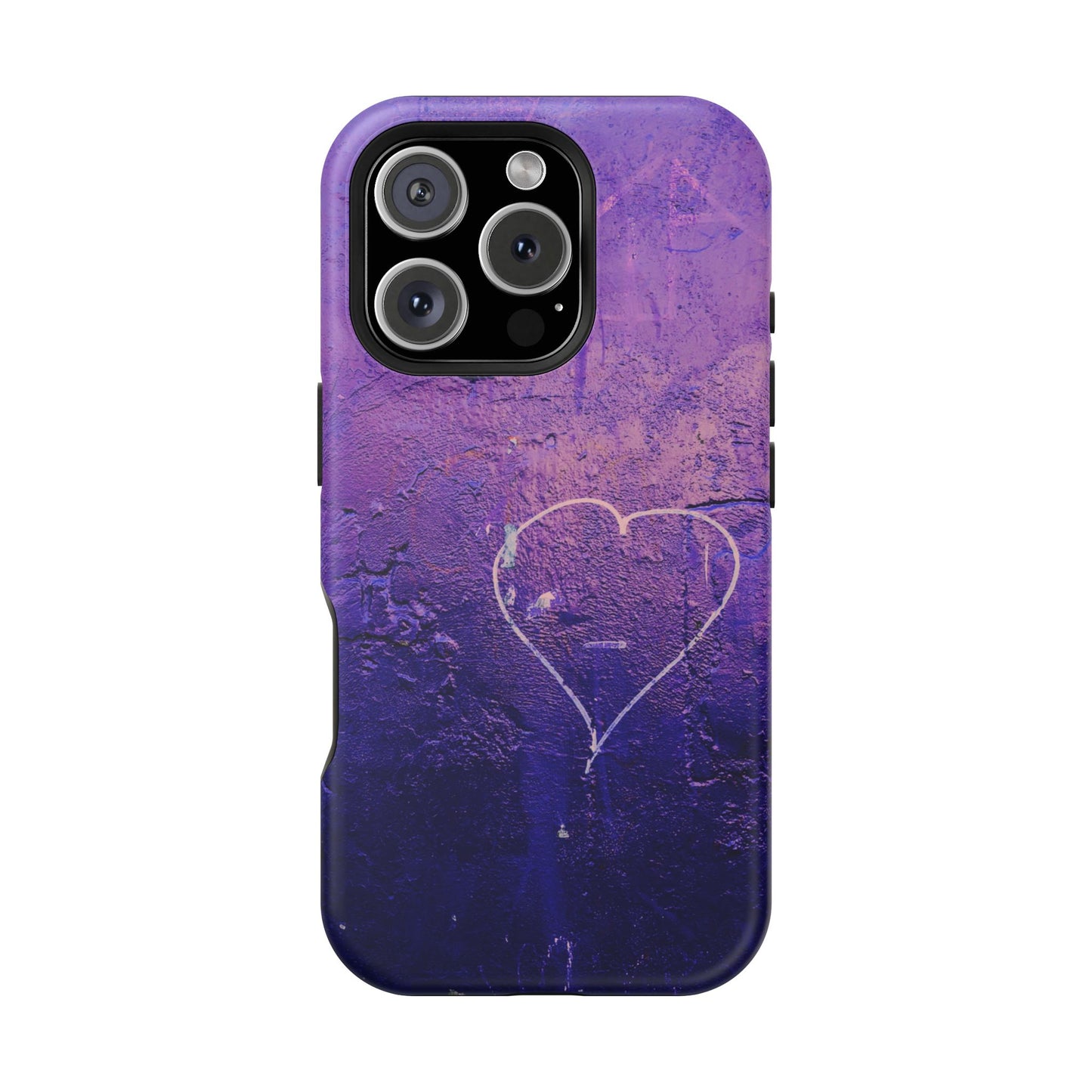 Purple Heart Wall MagSafe® Compatible Tough Case for iPhone
