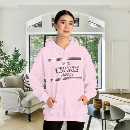I'm An Invisible Warrior Heavy Blend™ Hooded Sweatshirt