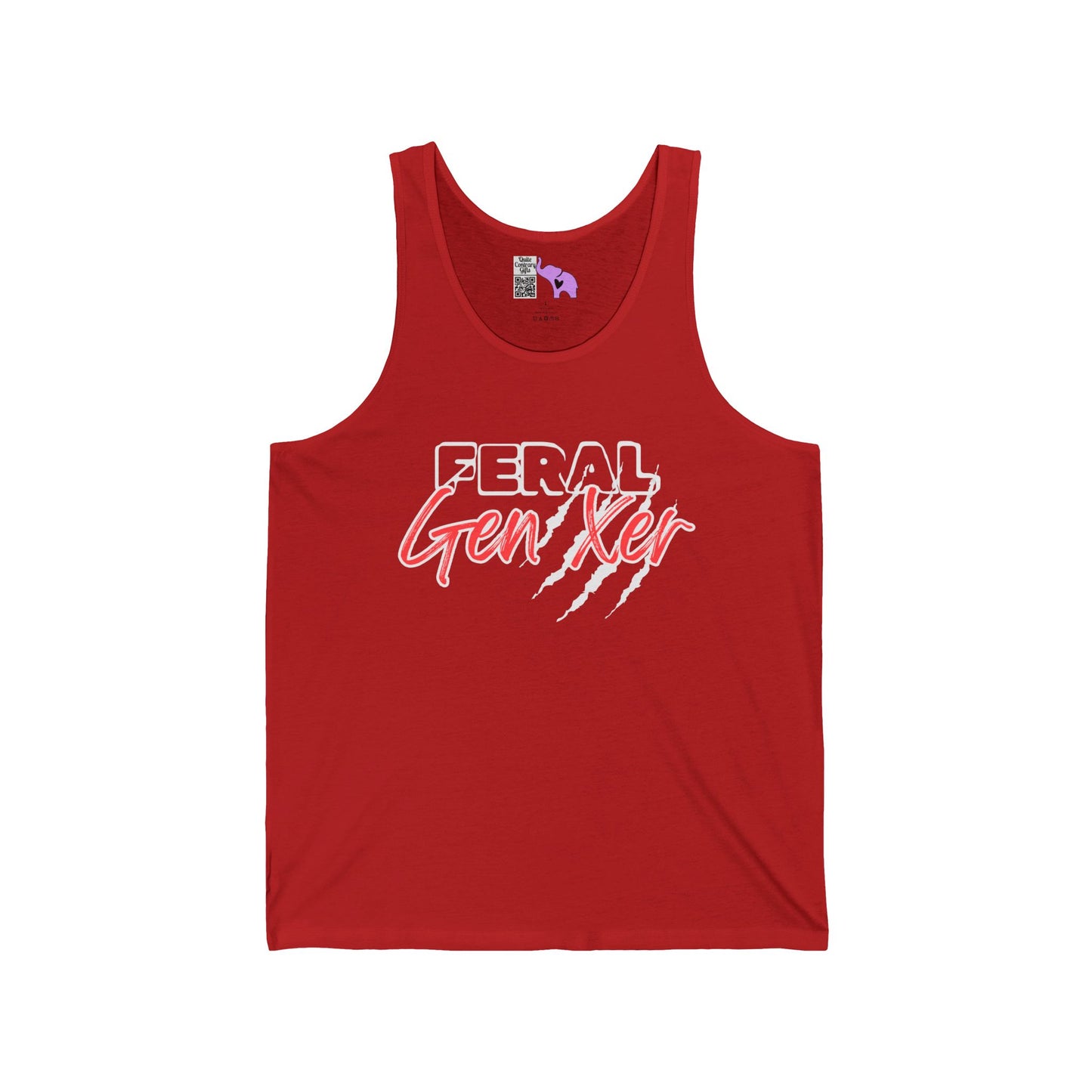 Feral GenXer w/Claws Adult Unisex Tank