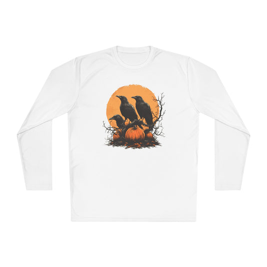 Halloween Crows 4 Adult Long Sleeve Tee