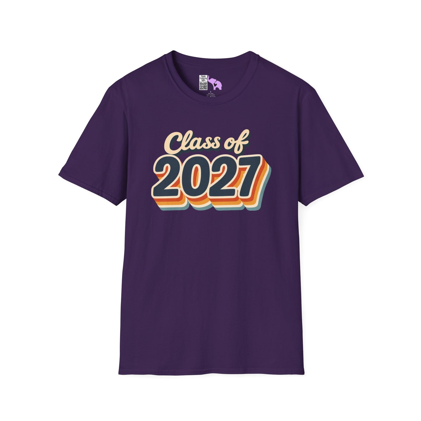 Retro Class of 2027 Adult T-Shirt