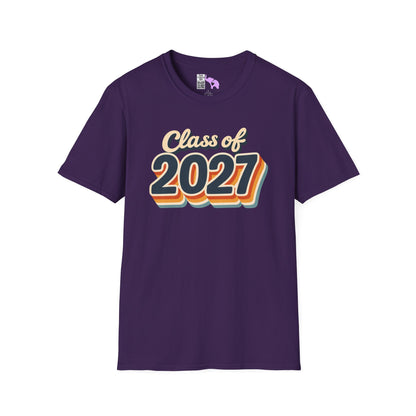Retro Class of 2027 Adult T-Shirt