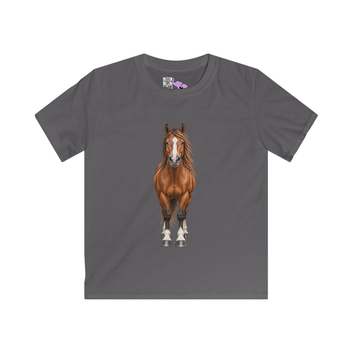 ""Front to Back Horse Lover Youth Softstyle Tee