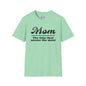 Mom The Title That Means The Most Adult T-shirt