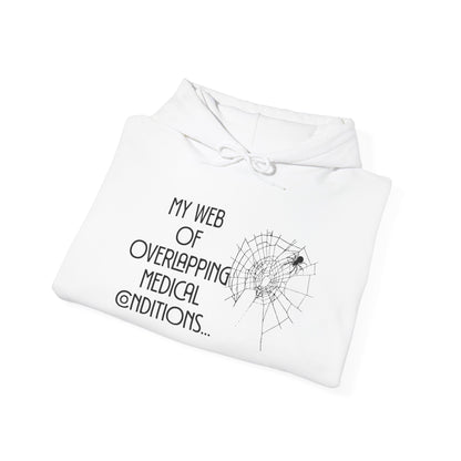 My Web of Overlapping Medical Conditions Heavy Blend™ Hooded Sweatshirt
