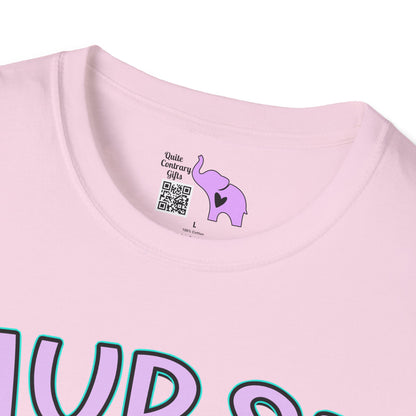 Nurse (Ribs & Flowers) Adult T-shirt