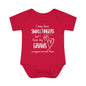 I May Have Small Fingers But I Have My GRAMS Wrapped around them Infant Baby Rib Bodysuit