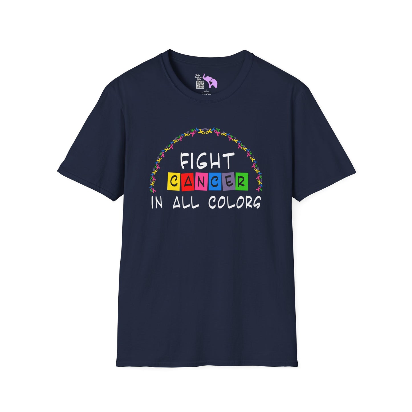 Fight Cancer in All Colors 11 Adult T-shirt