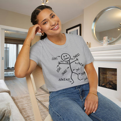 Ow! It All Hurts Adult T-shirt