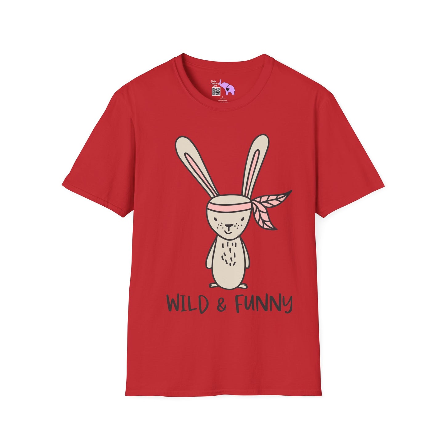 Wild & Funny (Bunny) Adult T-shirt