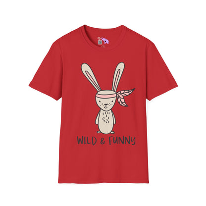 Wild & Funny (Bunny) Adult T-shirt