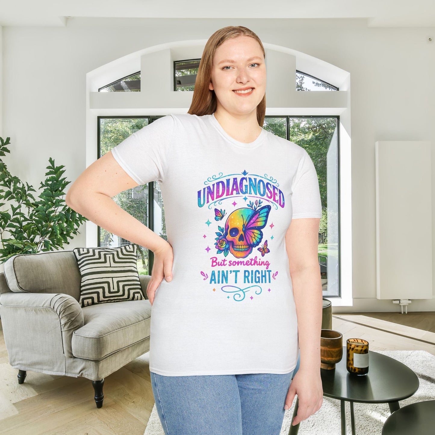 Undiagnosed But Something Ain't Right Adult T-shirt