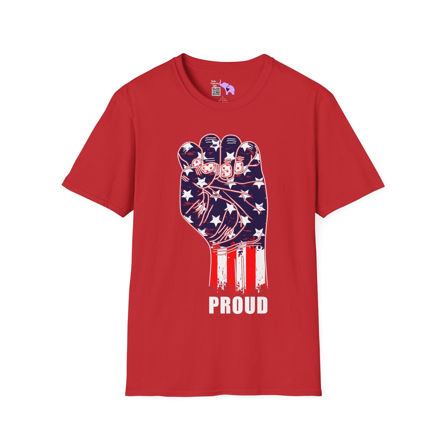 American Proud (Fist) Adult T-shirt