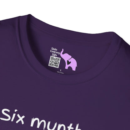 Six Munths Ago I Cudnt Evn Spel Gradjuete... Adult T-shirt