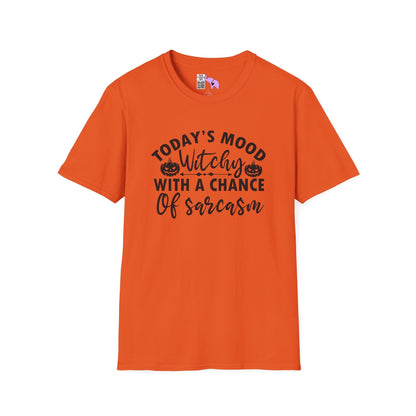 Today's Mood Witchy With A Chance of Sarcasm Adult T-shirt
