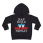 Nap Build Destroy Repeat Toddler Hoodie