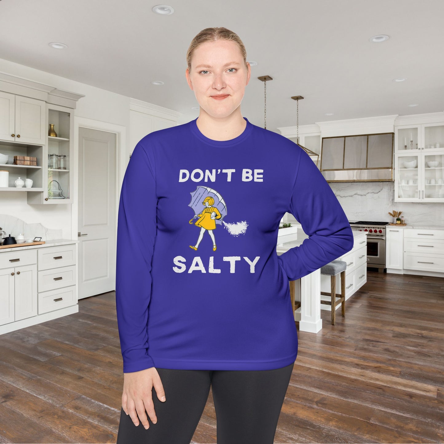 Don't Be Salty Unisex Lightweight Long Sleeve Tee