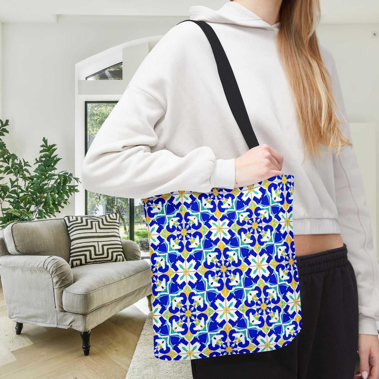 Blue Horizon Canvas Tote Bag