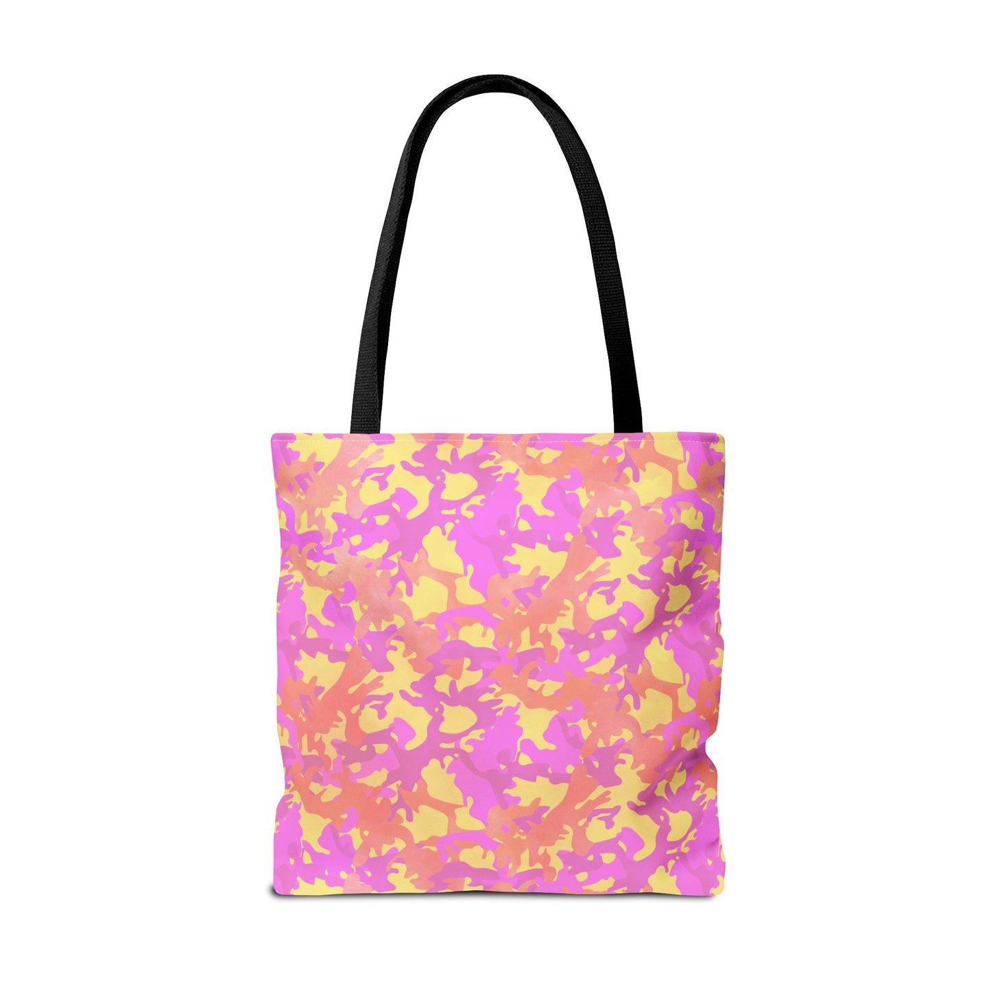 Sunset Sorbet Camo Canvas Tote Bag
