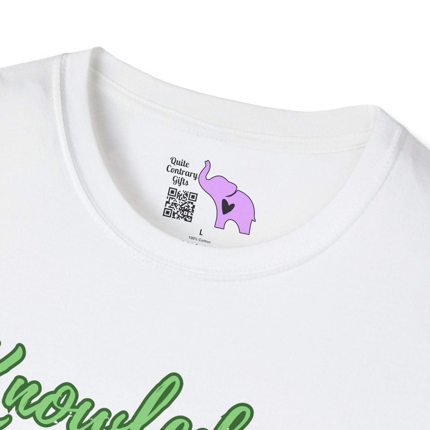 Knowledge Makes A Man Unfit to be a Slave Adult T-shirt