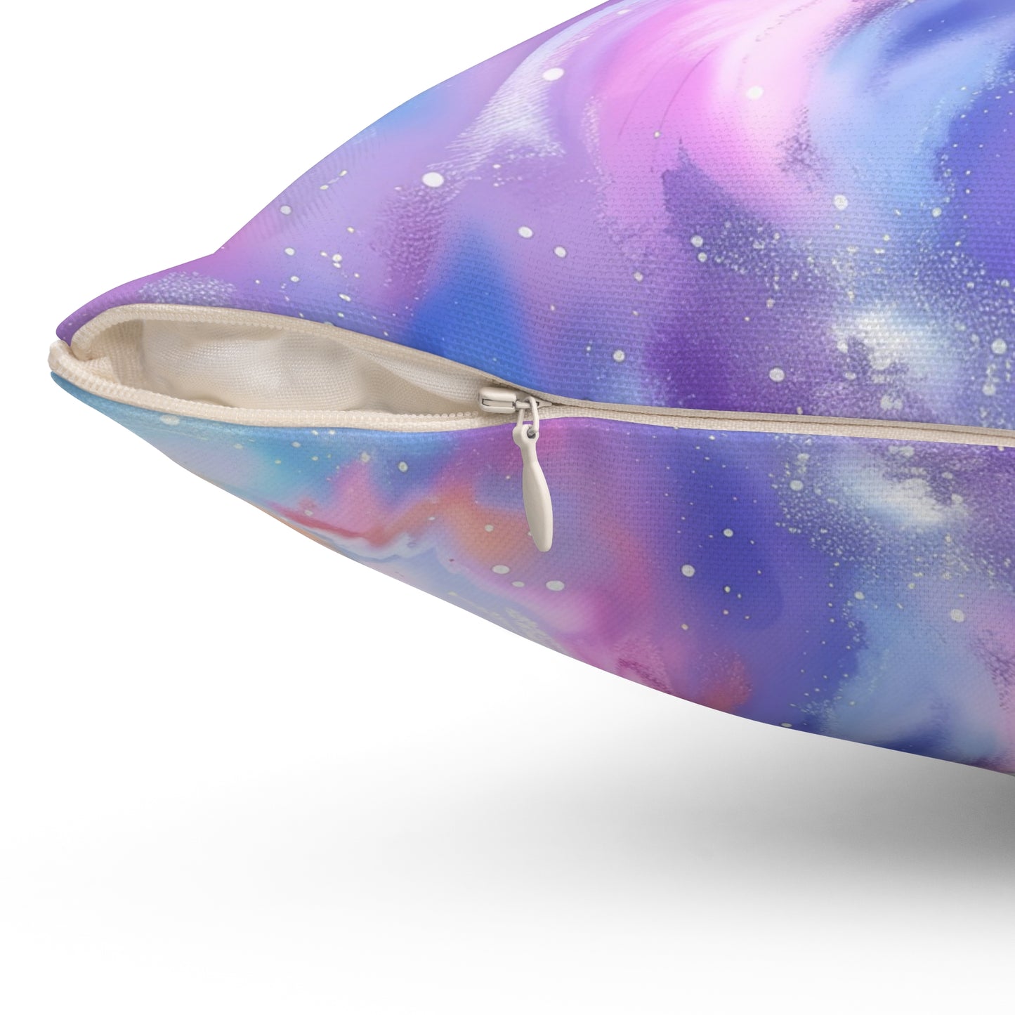 Pastel Cloud Color Swirl Throw Pillow