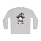 Spooky Season Cute Ghost Adult Long Sleeve Tee
