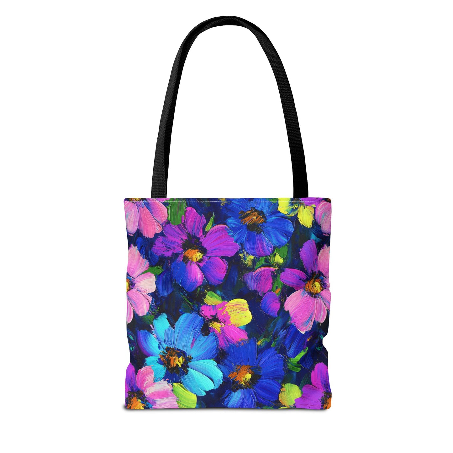 Watercolor Daisies Canvas Tote Bag