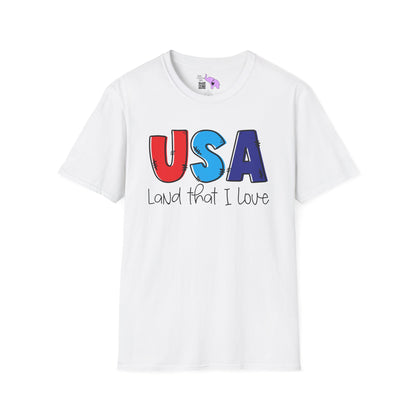 USA Land That I Love Adult T-shirt