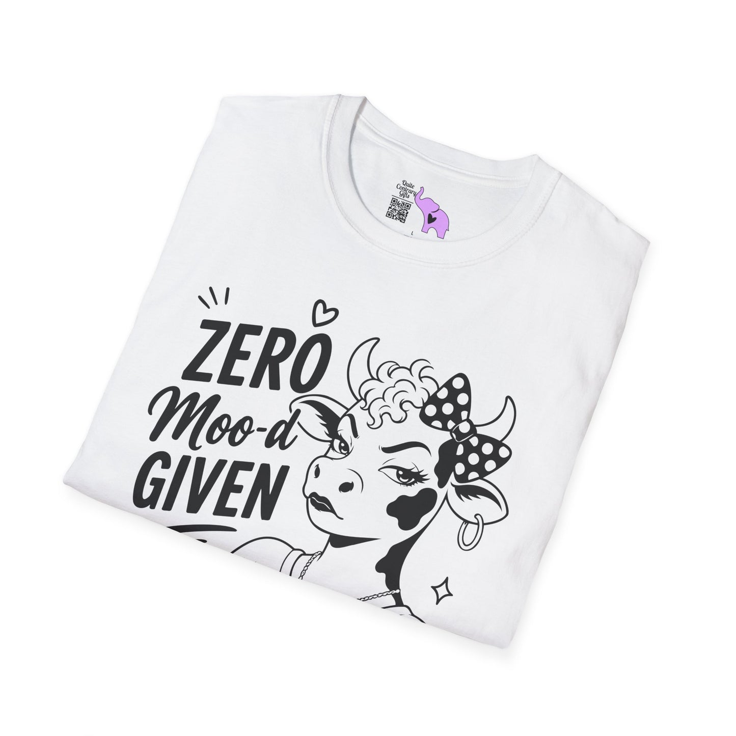 Zero Moo-d Given Adult T-shirt