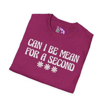 Can I Be Mean For A Second Adult T-shirt