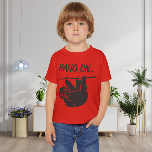 Hang On (Sloth) Heavy Cotton™ Toddler T-shirt