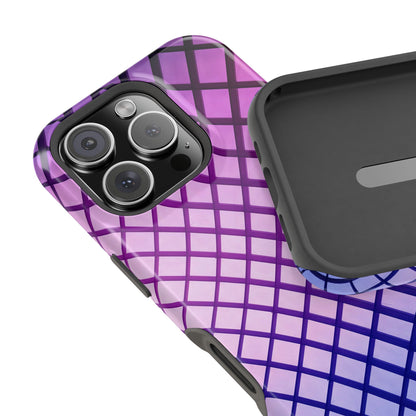 Midnight Mist Mosaic MagSafe® Compatible Tough Case for iPhone