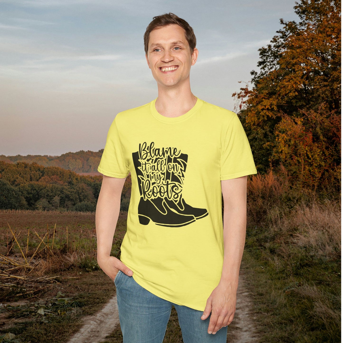 Blame It All On My Roots Adult T-shirt