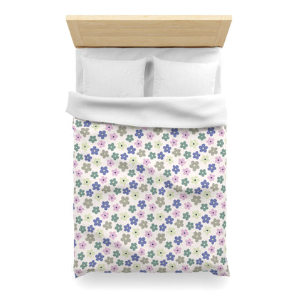 Earthbound Blooms Microfiber Duvet Cover