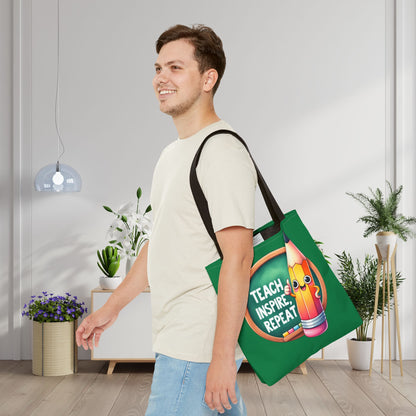 Teach Inspire Repeat Canvas Tote Bag