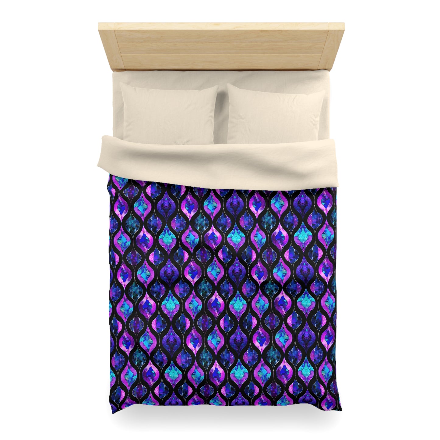 Midnight Cathedral Microfiber Duvet Cover