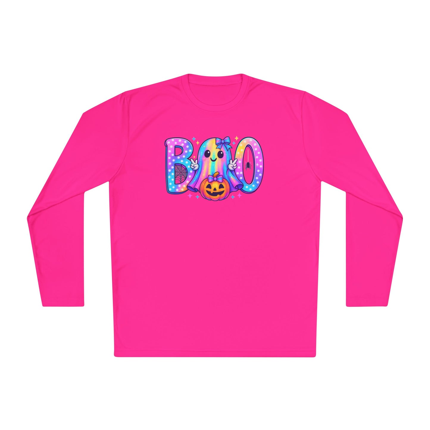 Pastel Boo Adult Long Sleeve Tee
