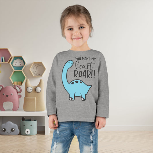 You Make My Heart Roar!! Toddler Long Sleeve Tee