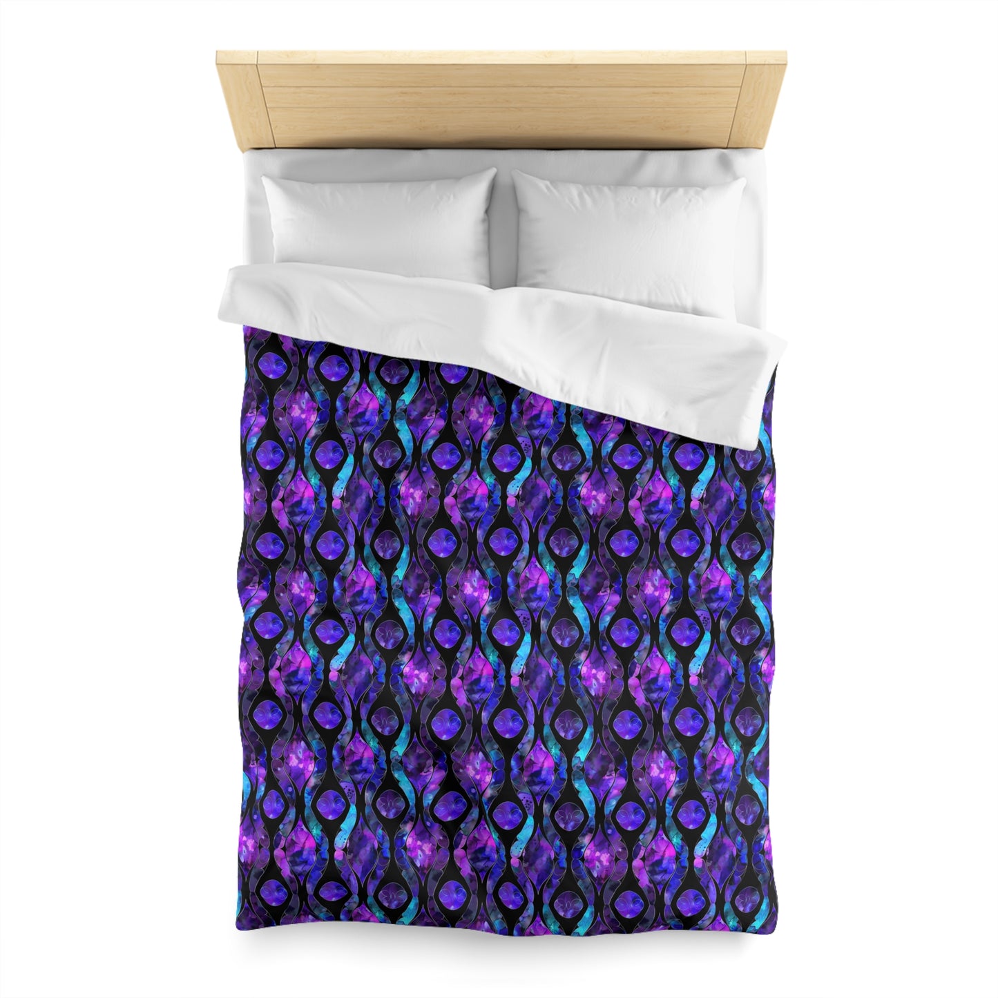 Celestial Glass Microfiber Duvet Cover