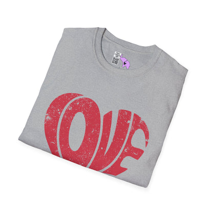 Heart of Love Adult T-shirt