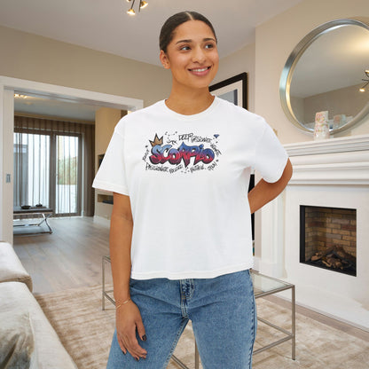 Scorpio Street Art Women's Boxy Tee