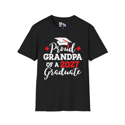Proud Grandpa of a 2027 Graduate Adult T-shirt