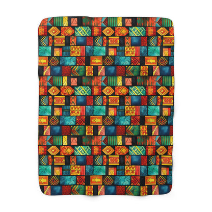 Imani Flow Sherpa Fleece Blanket