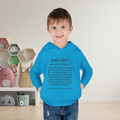 Toddler Definition Toddler Hoodie
